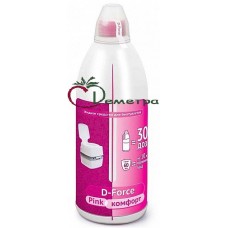 Жидкое ср-во для Биотуалетов D-Force Pink 1.8 л (для верхнего бака)