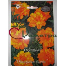 Бархатцы Оранжевые волны